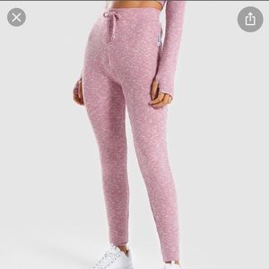Pink Gymshark slounge leggings